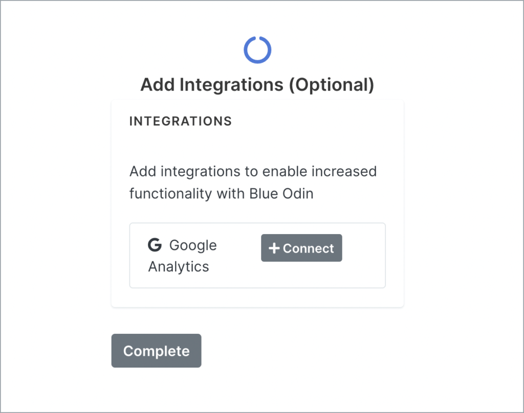 add optional integrations to blue odin