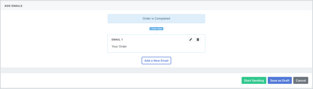 email sequence flow