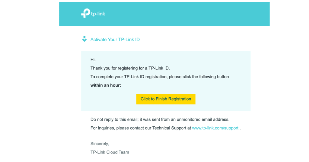 example of double opt-in email