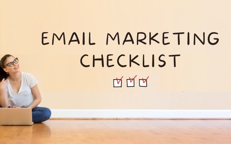 featured image for article on email marketing checklist